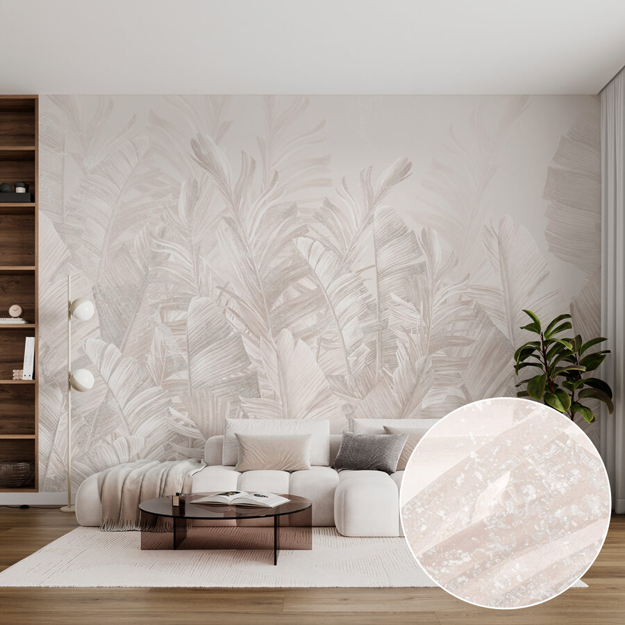 Elegant foliage in soft hues.