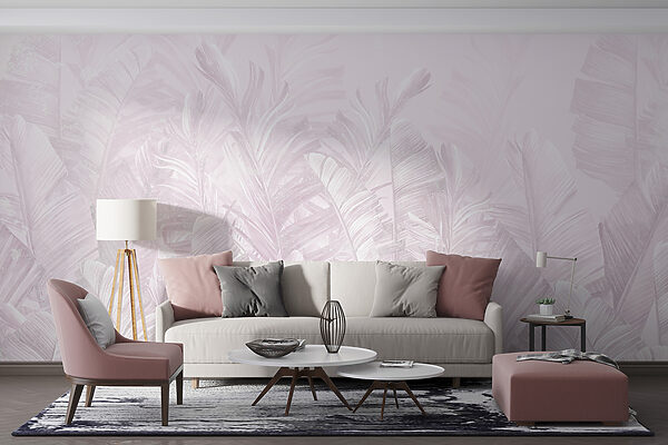 Soft pastel leaves in gentle arrangement. Soft pastel leaves in gentle arrangement.