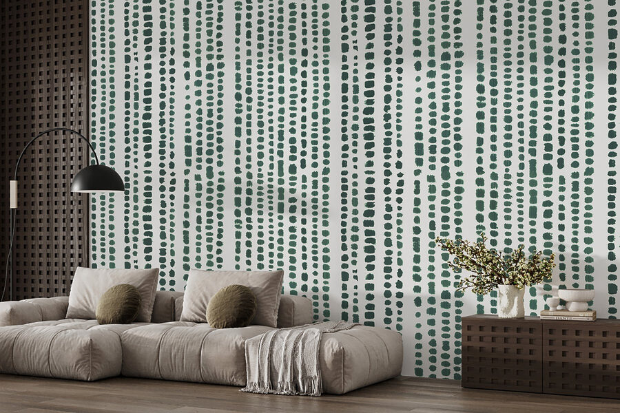 A green and white pattern A green and white pattern