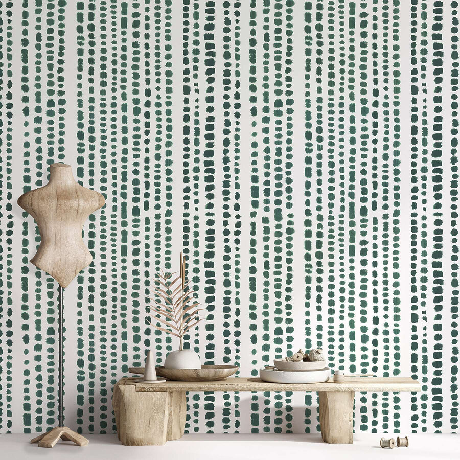A green and white pattern A green and white pattern