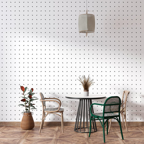 A white background with black dots A white background with black dots
