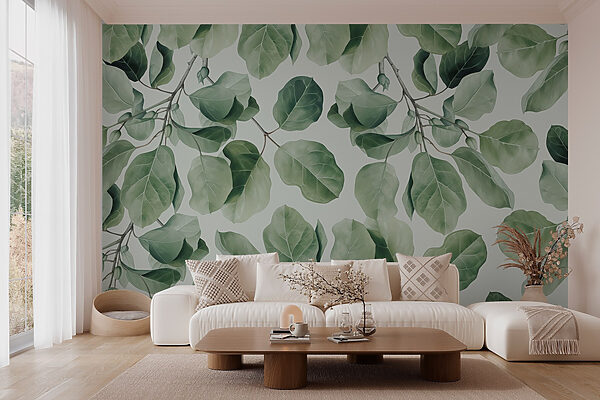 Nature's vibrant green foliage pattern Nature's vibrant green foliage pattern