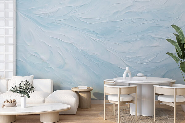 White and blue paint White and blue paint