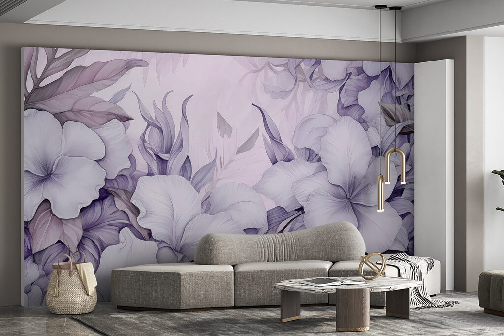 Delicate blooms in soft pastels