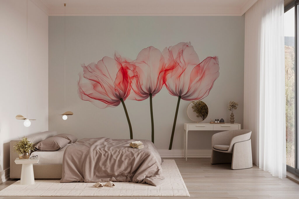 Group of pink flowers