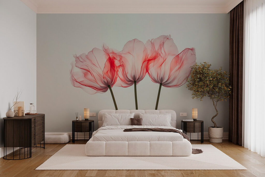 Group of pink flowers