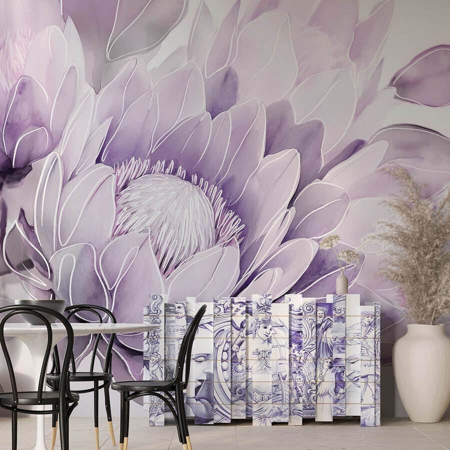 Delicate blooms in soft hues