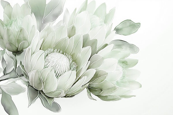 Soft petals in gentle hues