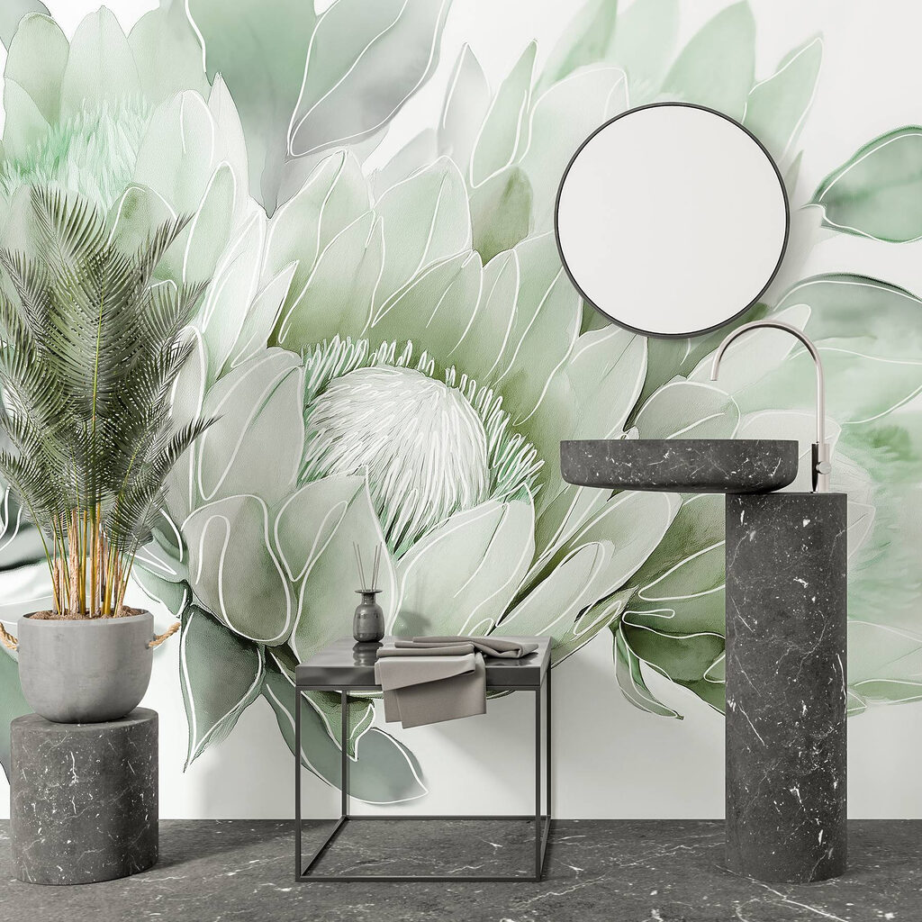 Soft petals in gentle hues