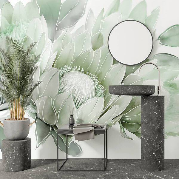 Soft petals in gentle hues