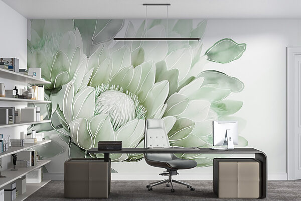 Soft petals in gentle hues