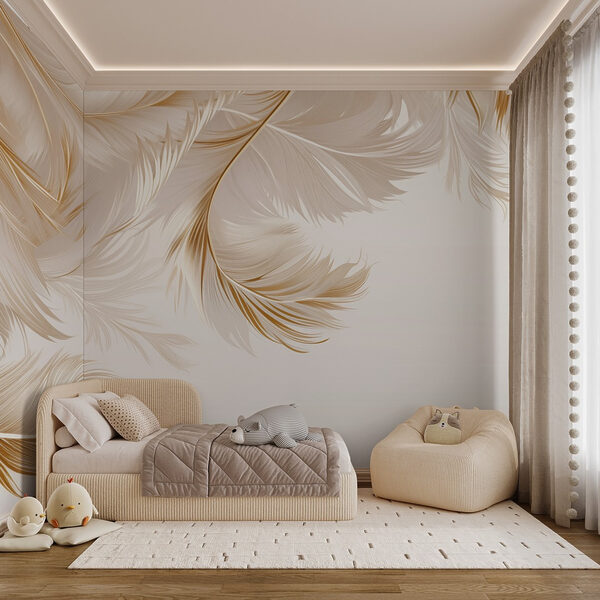 Elegant feathers in soft hues. Elegant feathers in soft hues.