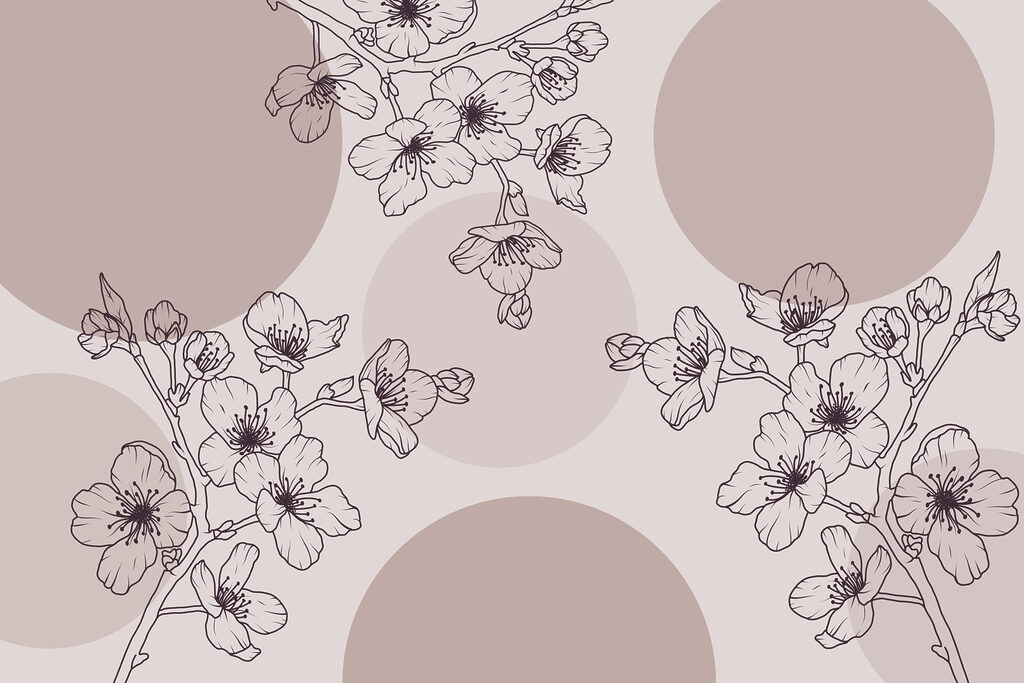 Delicate blossoms in soft hues Delicate blossoms in soft hues