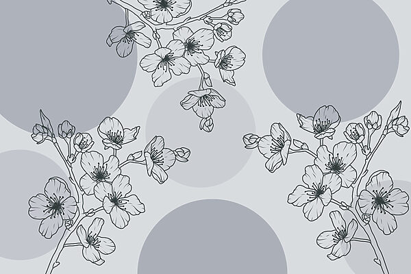 Delicate blossoms on a soft backdrop Delicate blossoms on a soft backdrop