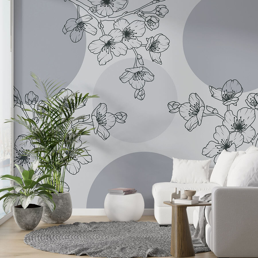Delicate blossoms on a soft backdrop