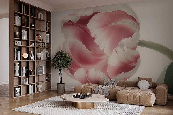 Delicate pink tulip in bloom w03638pig1mr 600x400 - Delicate pink tulip in bloom