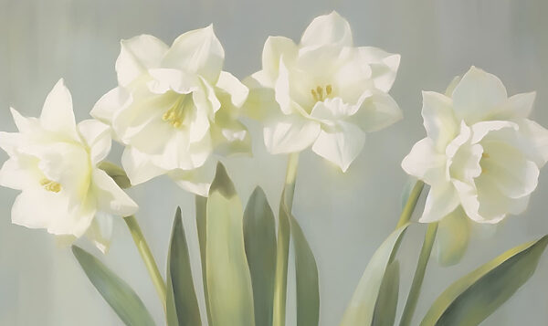 Group of white flowers Group of white flowers