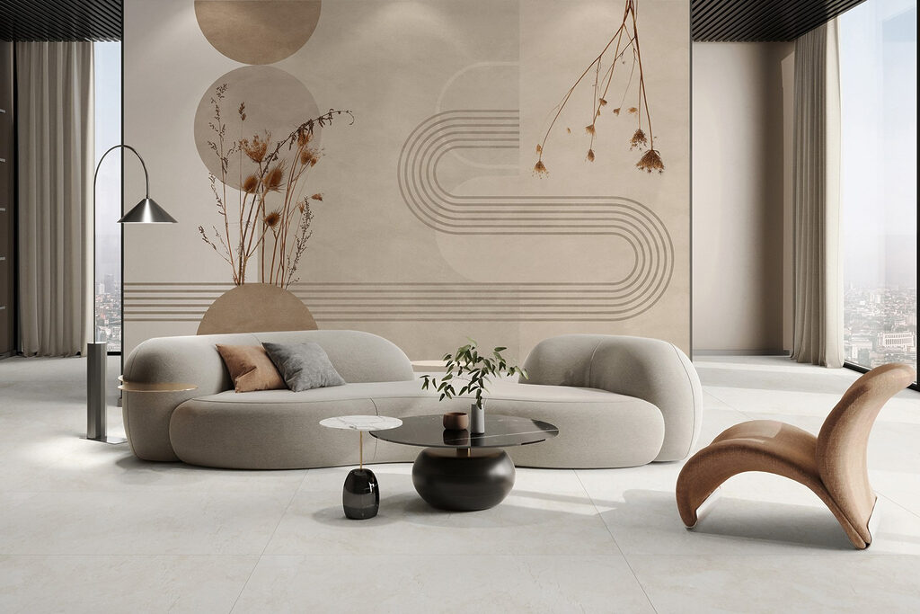 Brown and white background with brown and white circles and plants Brown and white background with brown and white circles and plants