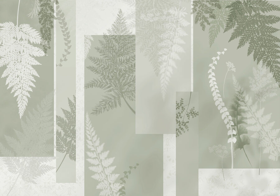 Natural patterns in soft green hues Natural patterns in soft green hues