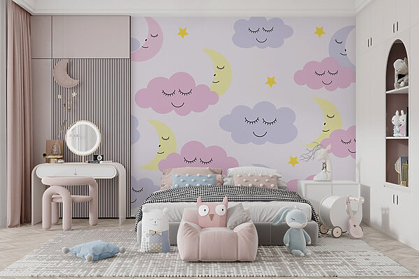 Pattern of clouds and stars Pattern of clouds and stars
