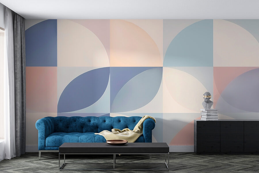 Wall murals Teddy bear sitting on a cloud - Image 4