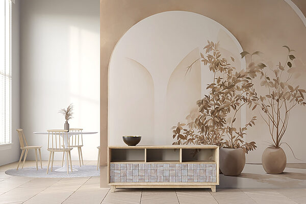 Group of potted plants in a room Group of potted plants in a room