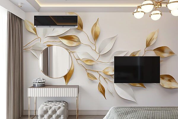Elegant leaves in soft hues. Elegant leaves in soft hues.