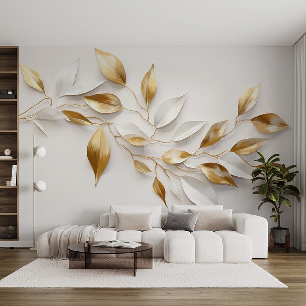 Elegant leaves in soft hues. Elegant leaves in soft hues.