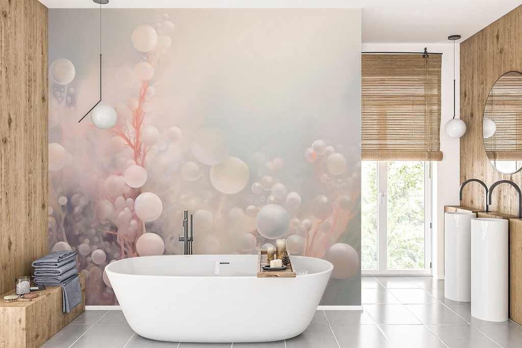 Soft orbs in dreamy pastel hues Soft orbs in dreamy pastel hues