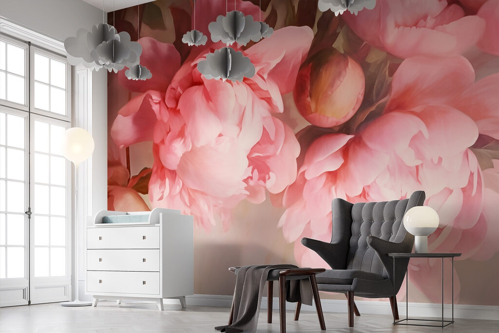 Group of pink flowers