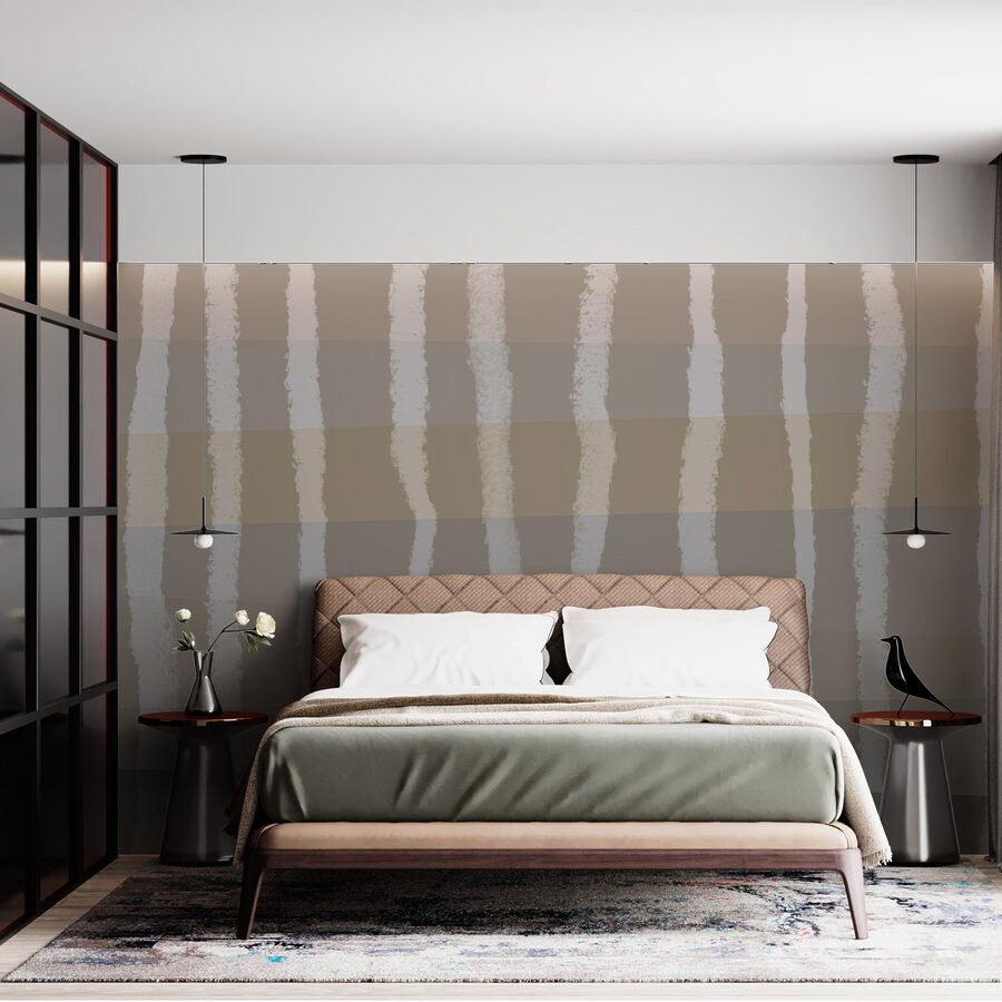 Calming waves of earthy tones