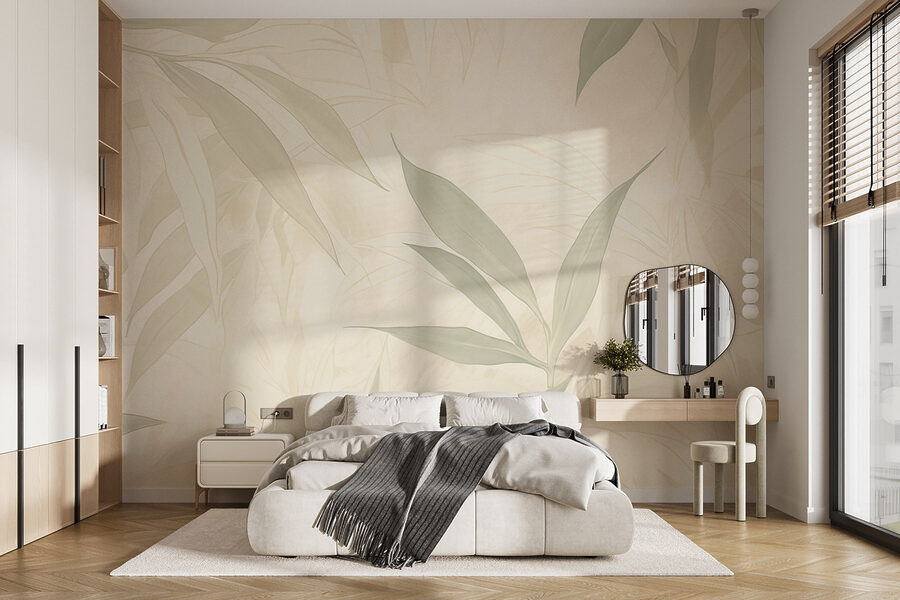 Nature's soft, soothing leaf patterns. Nature's soft, soothing leaf patterns.