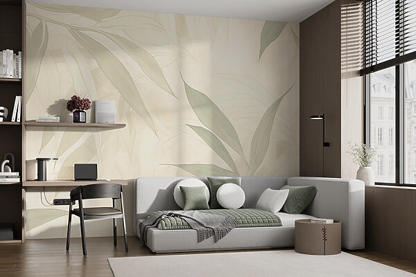 Nature's soft, soothing leaf patterns. Nature's soft, soothing leaf patterns.