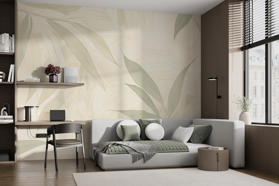 Nature's soft, soothing leaf patterns. Nature's soft, soothing leaf patterns.