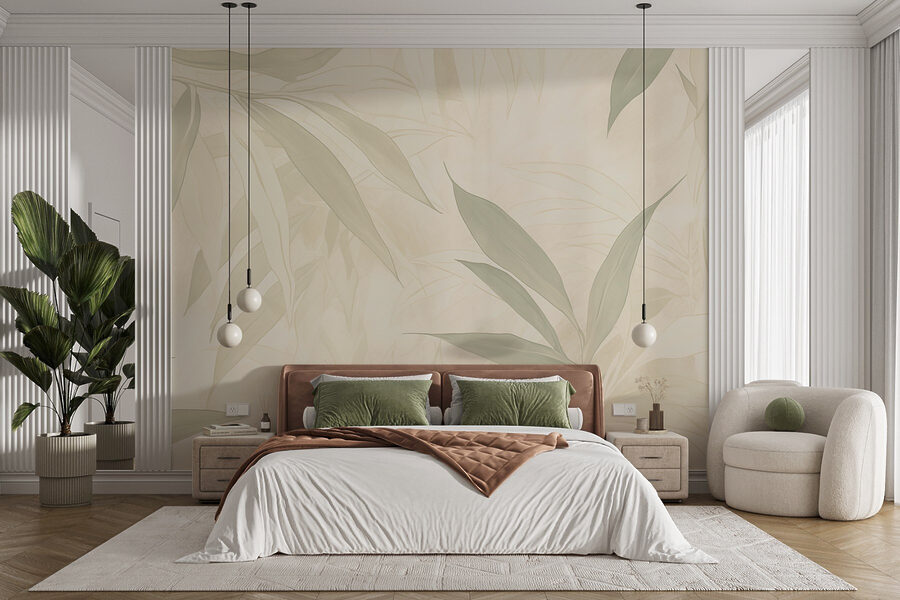 Nature's soft, soothing leaf patterns. Nature's soft, soothing leaf patterns.