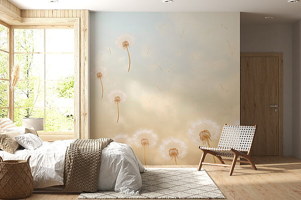 Dandelions blowing in the wind Dandelions blowing in the wind