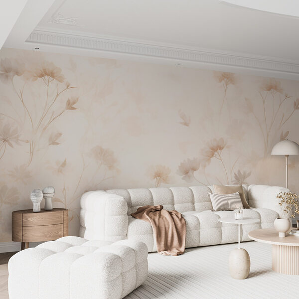 White and pink floral pattern White and pink floral pattern