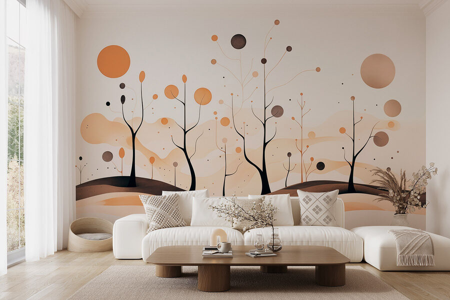 Painting of trees and plants Painting of trees and plants