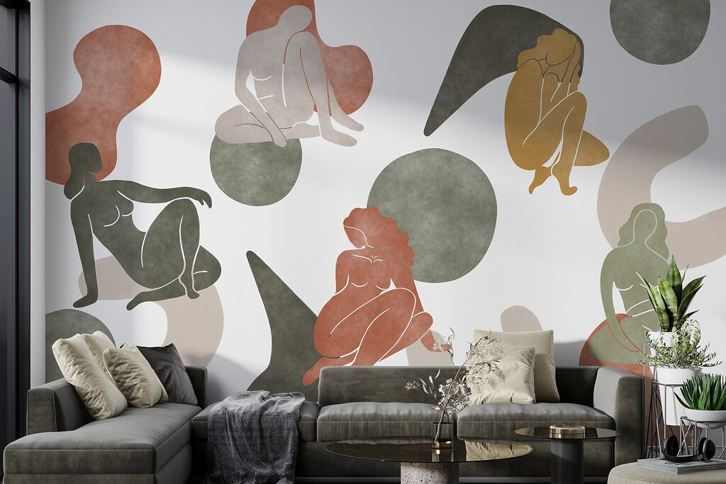 Group of women sitting on a circle Group of women sitting on a circle