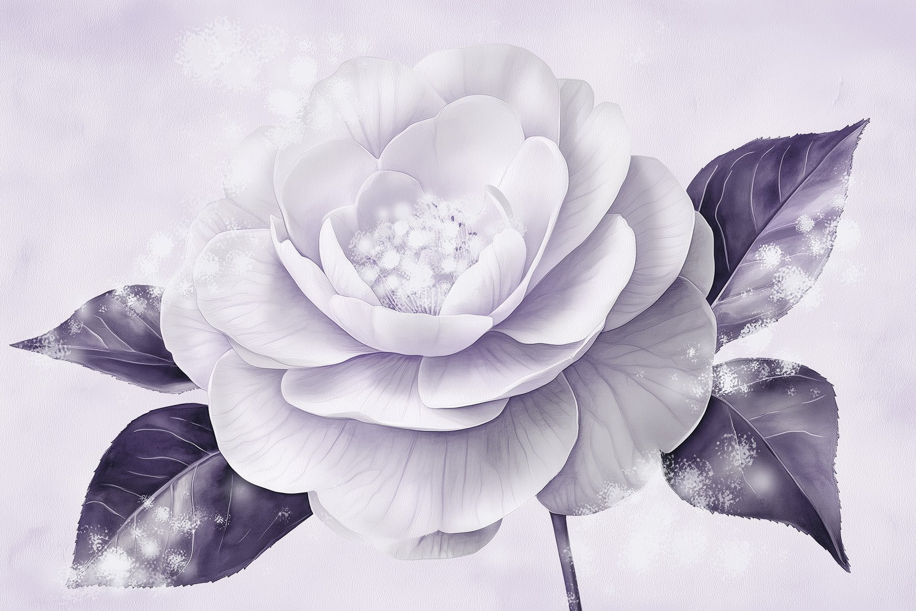 Delicate bloom in soft lavender hues Delicate bloom in soft lavender hues