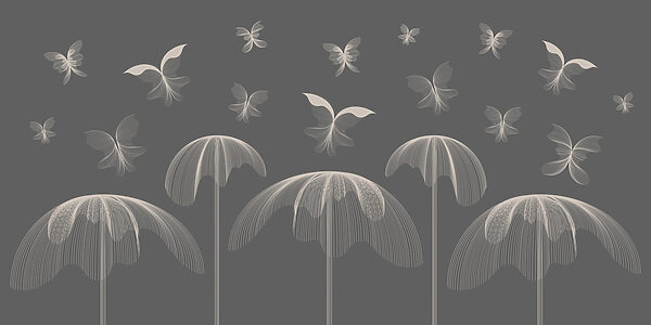 Butterflies and butterflies flying in the sky Butterflies and butterflies flying in the sky