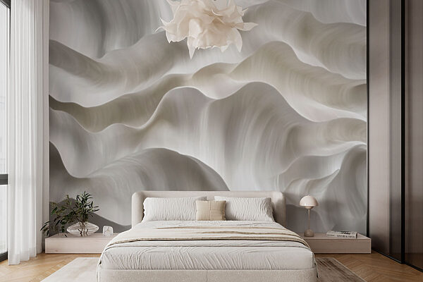 Wall murals - Flowing textures in soft hues (SKU: w03750) Wall murals Wall murals - Flowing textures in soft hues (SKU: w03750)