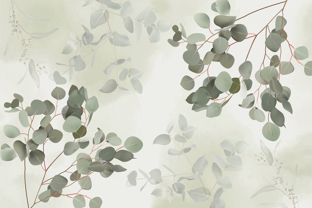 Soft greenery against a gentle backdrop. Soft greenery against a gentle backdrop.