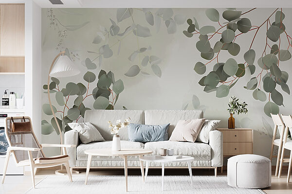Soft greenery against a gentle backdrop. Soft greenery against a gentle backdrop.
