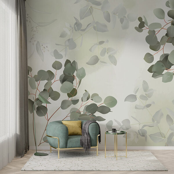 Soft greenery against a gentle backdrop. Soft greenery against a gentle backdrop.