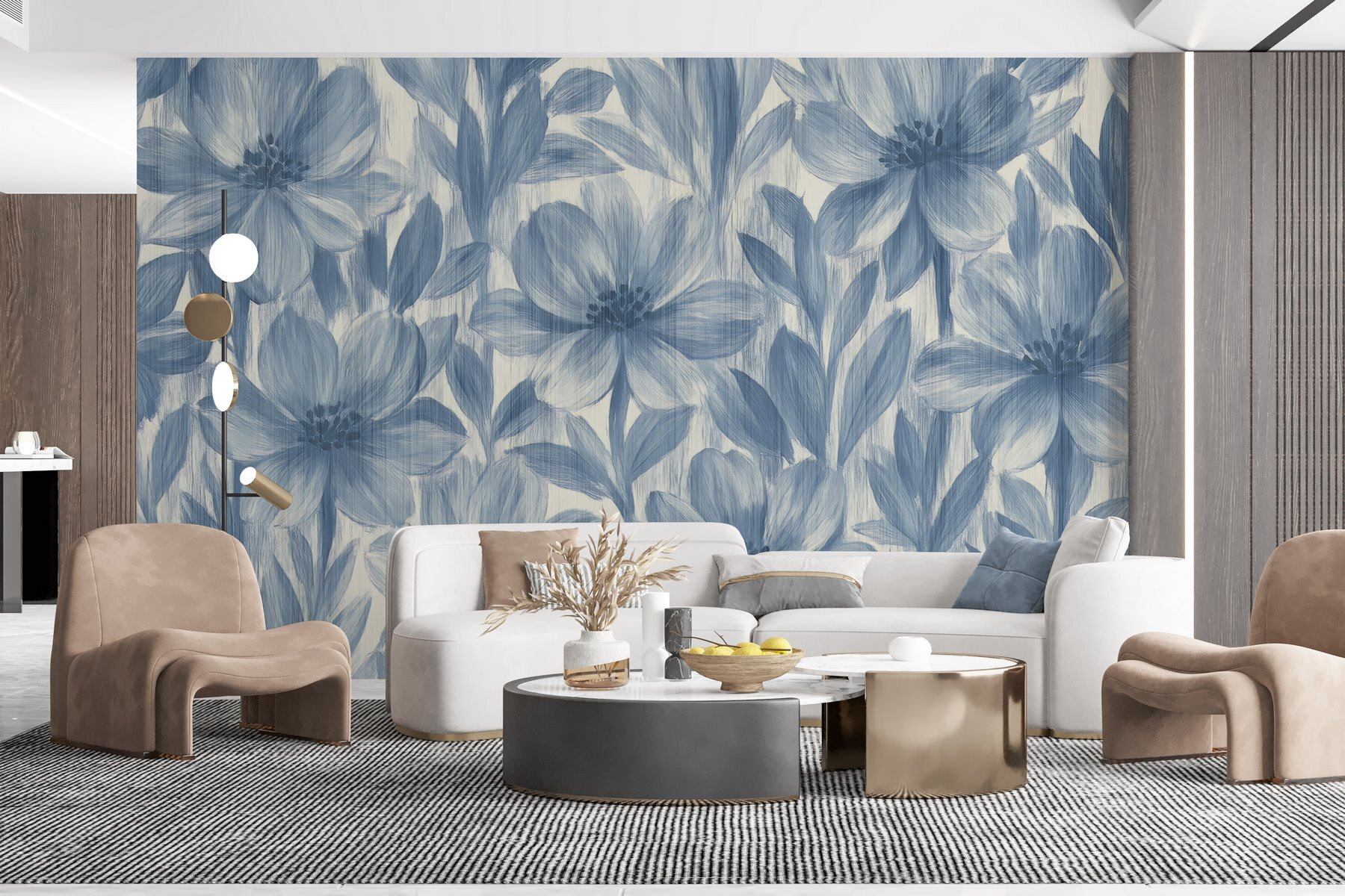 Floral elegance in soft hues.