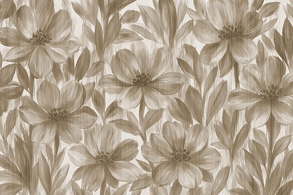 Floral patterns in soft tones Floral patterns in soft tones