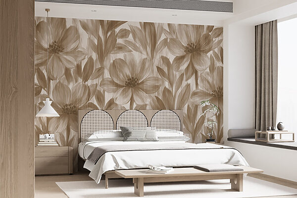 Floral patterns in soft tones Floral patterns in soft tones