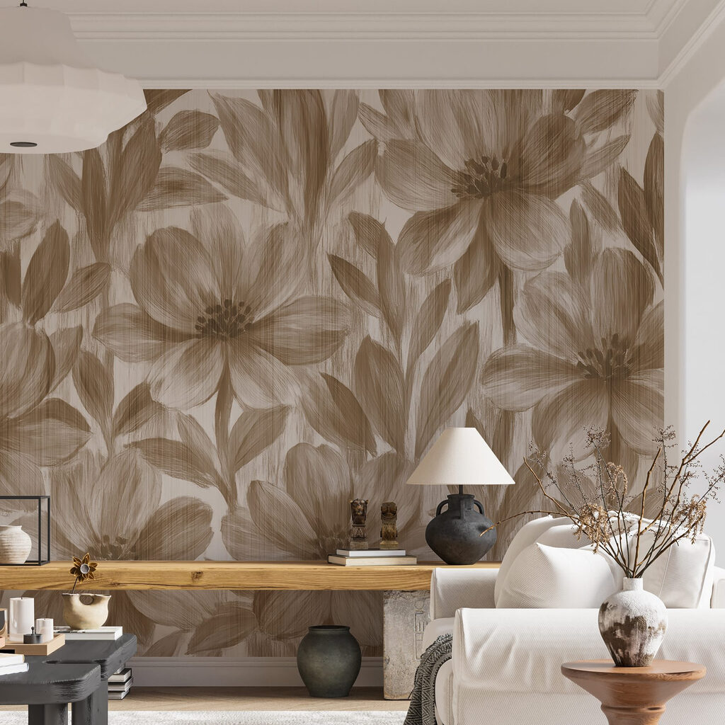 Floral patterns in soft tones Floral patterns in soft tones