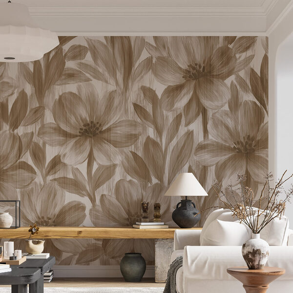 Floral patterns in soft tones Floral patterns in soft tones